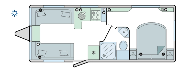 Caravan Floor Plan