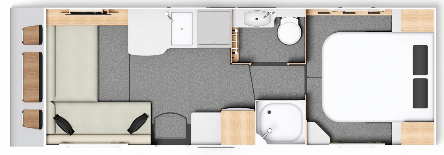 Caravan Floor Plan