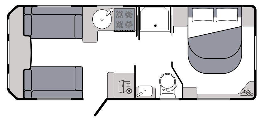 Caravan Floor Plan