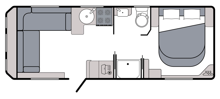 Caravan Floor Plan