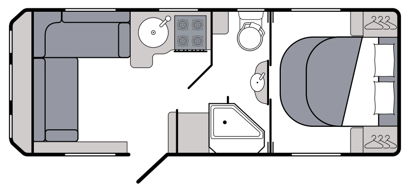 Caravan Floor Plan