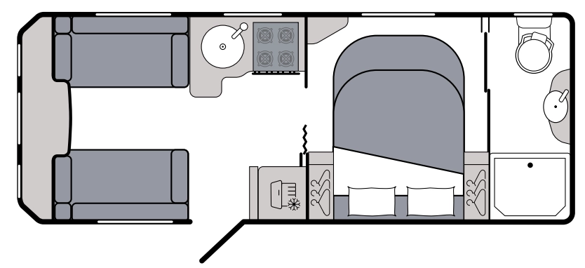 Caravan Floor Plan