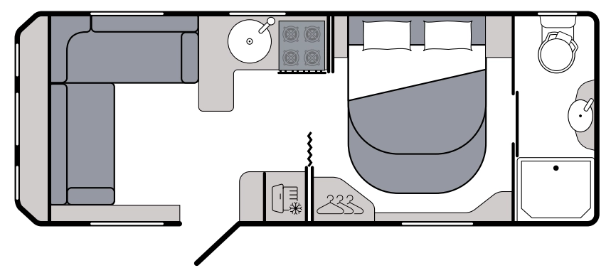 Caravan Floor Plan