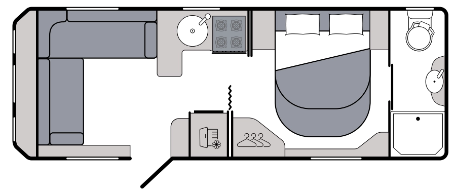 Caravan Floor Plan