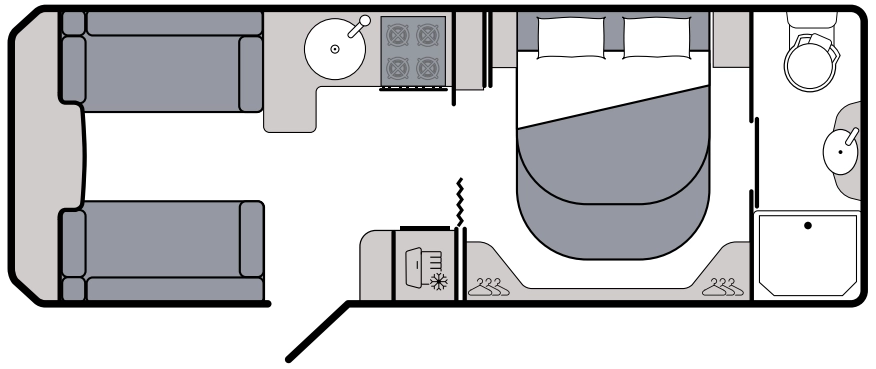 Caravan Floor Plan