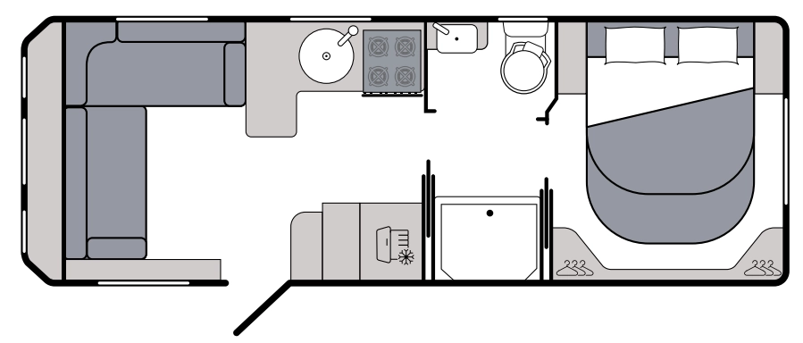 Caravan Floor Plan