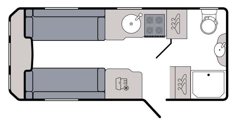 Caravan Floor Plan