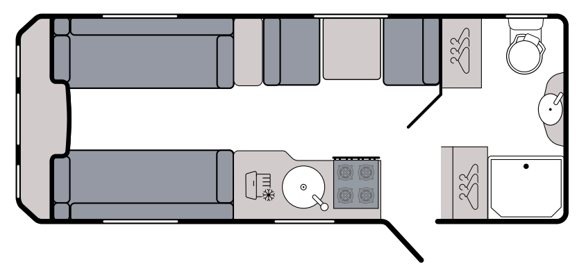 Caravan Floor Plan