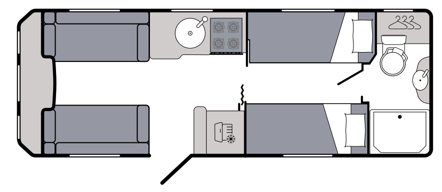 Caravan Floor Plan