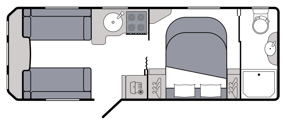 Caravan Floor Plan