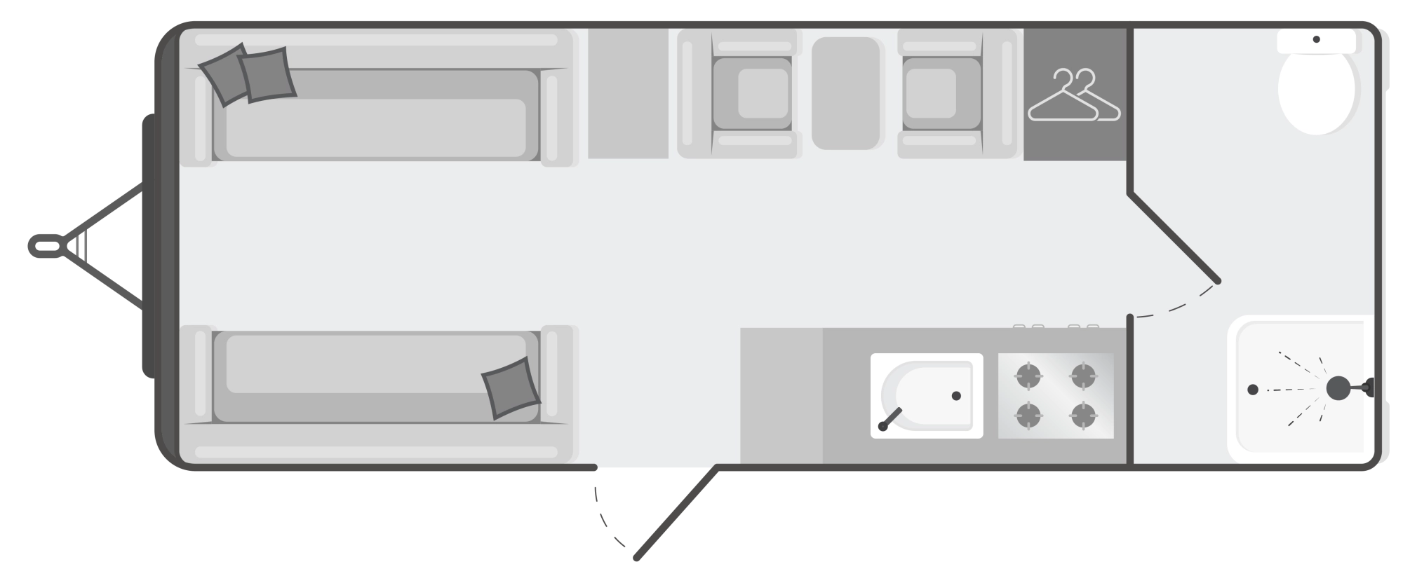 Caravan Floor Plan