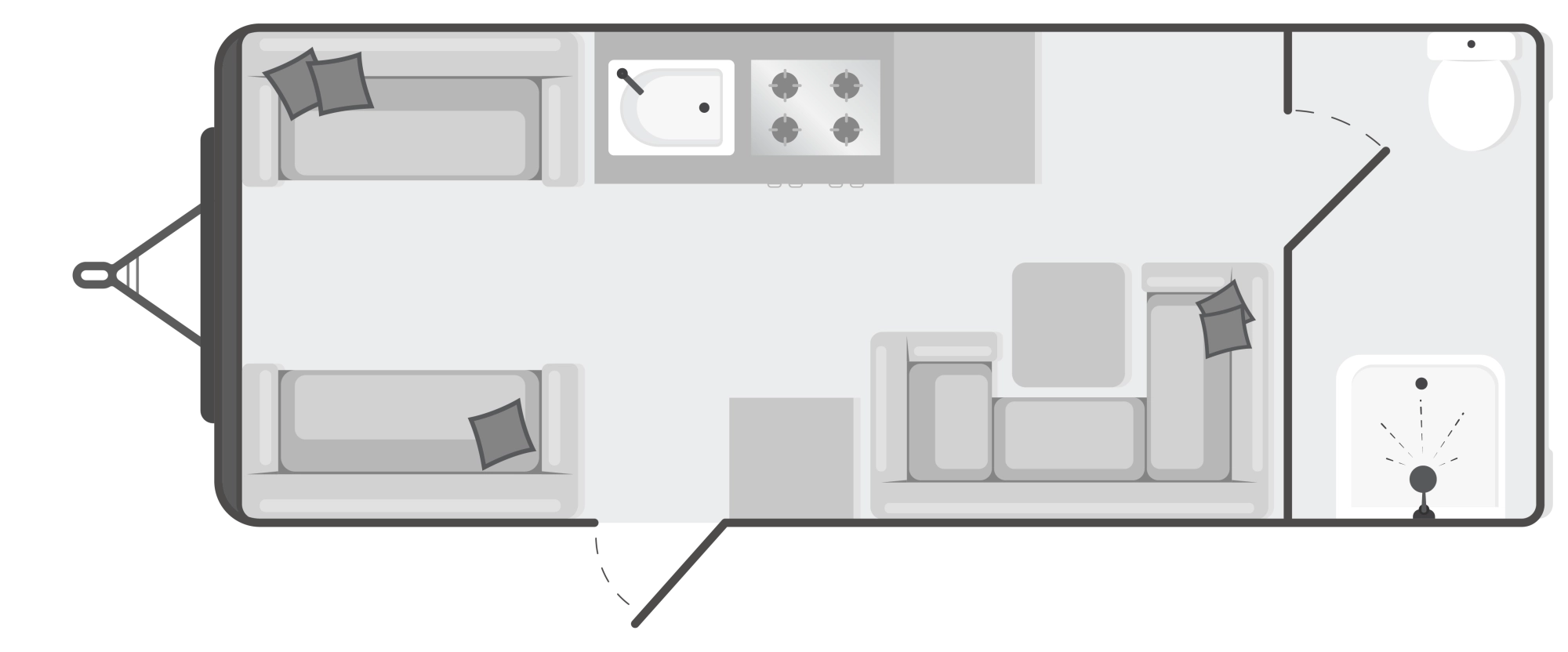 Caravan Floor Plan
