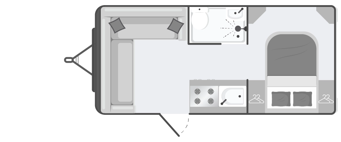 Caravan Floor Plan
