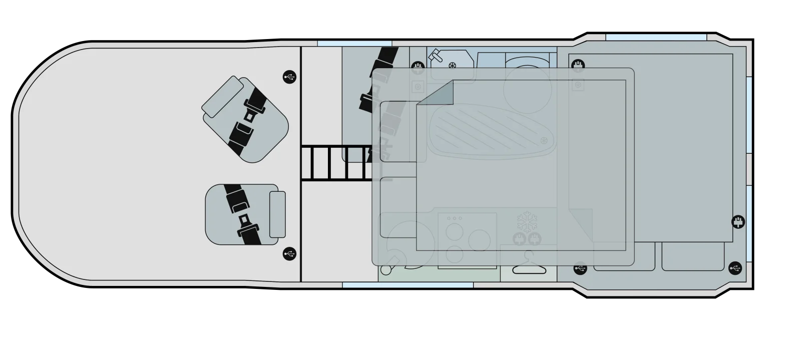 Caravan Floor Plan
