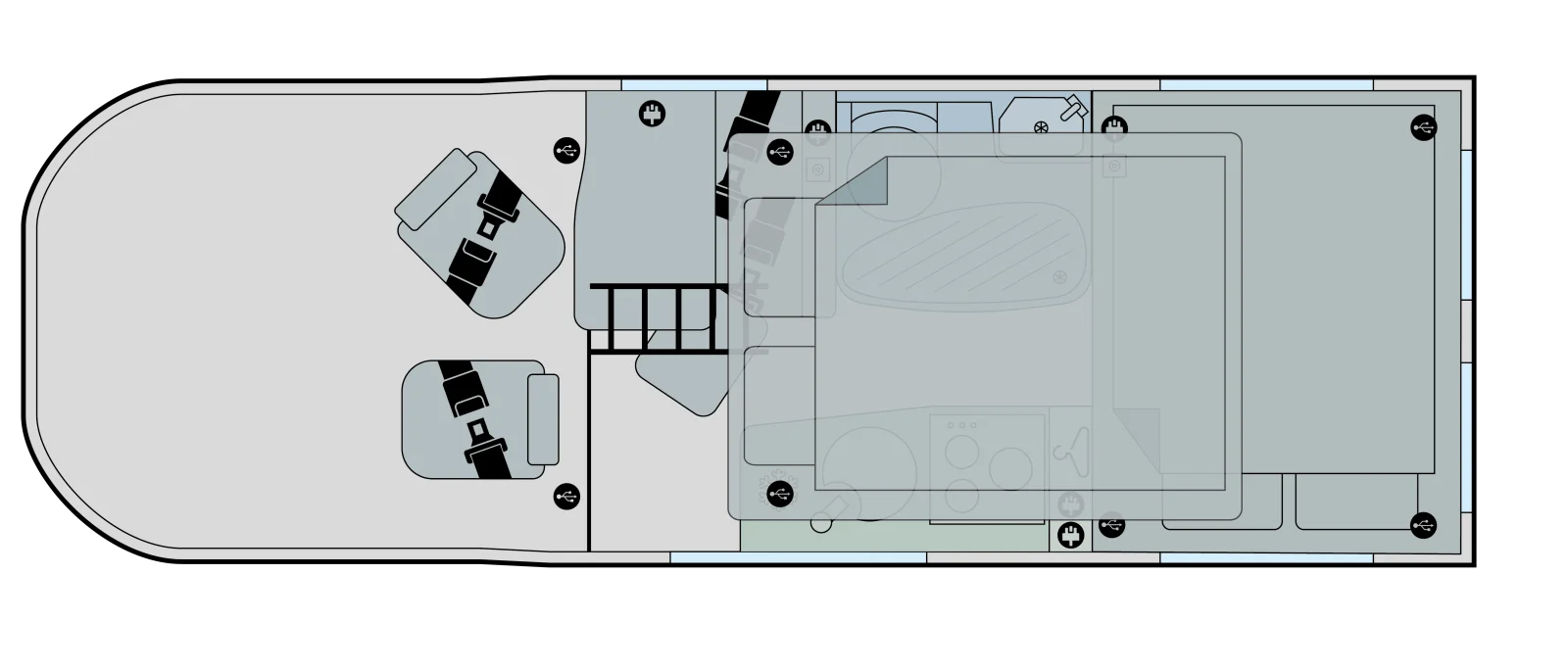 Caravan Floor Plan