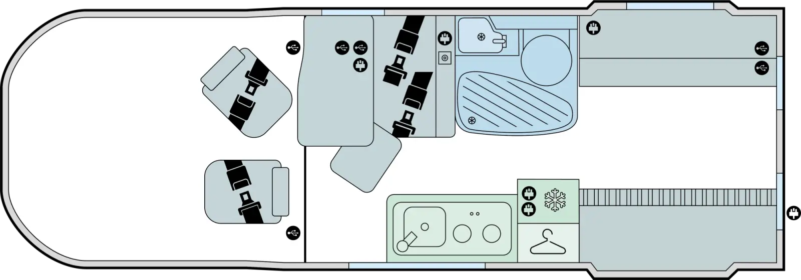 Caravan Floor Plan