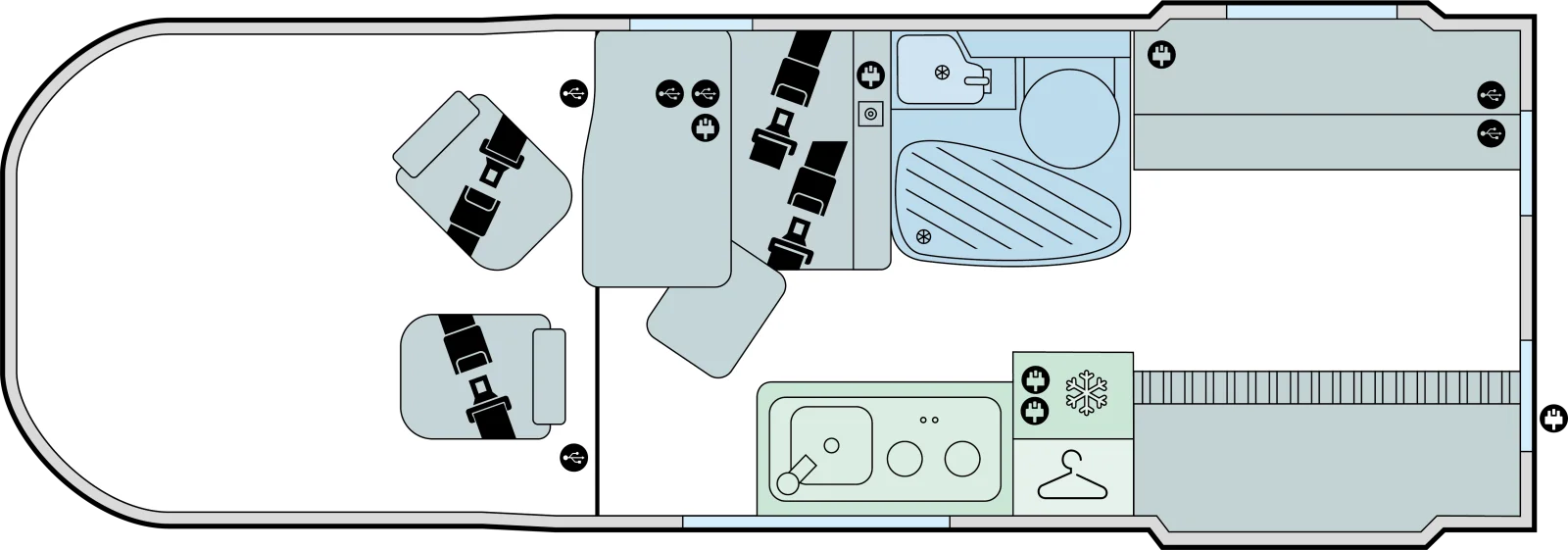 Caravan Floor Plan
