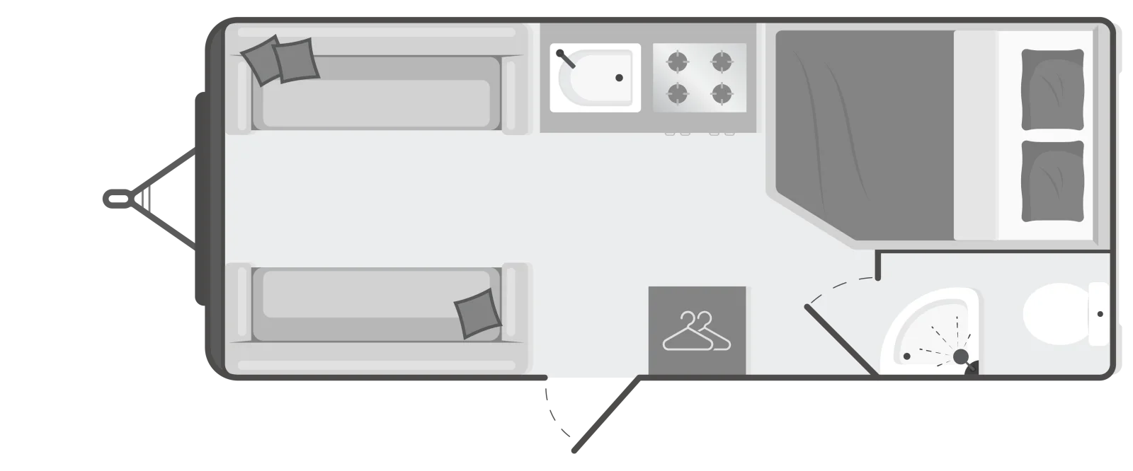Caravan Floor Plan