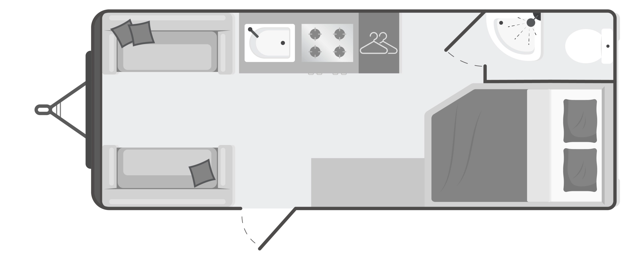 Caravan Floor Plan