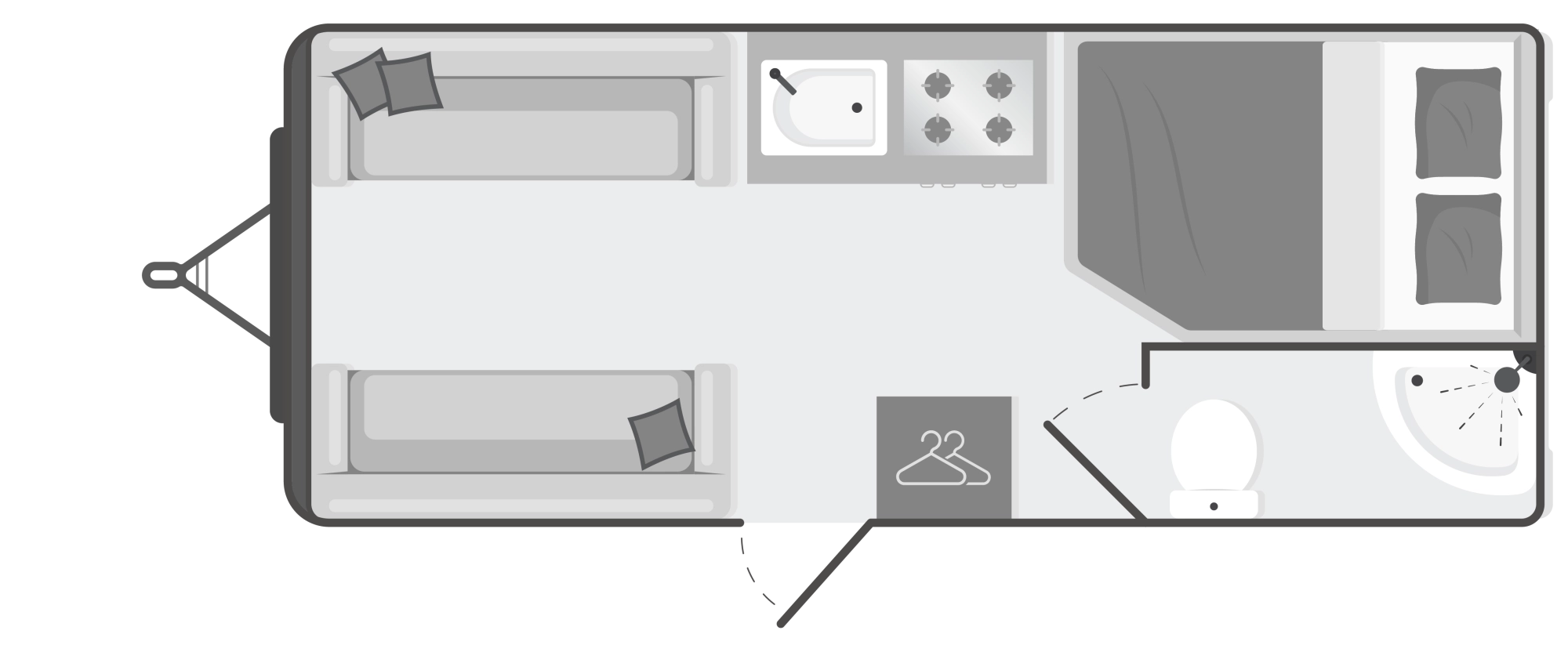 Caravan Floor Plan