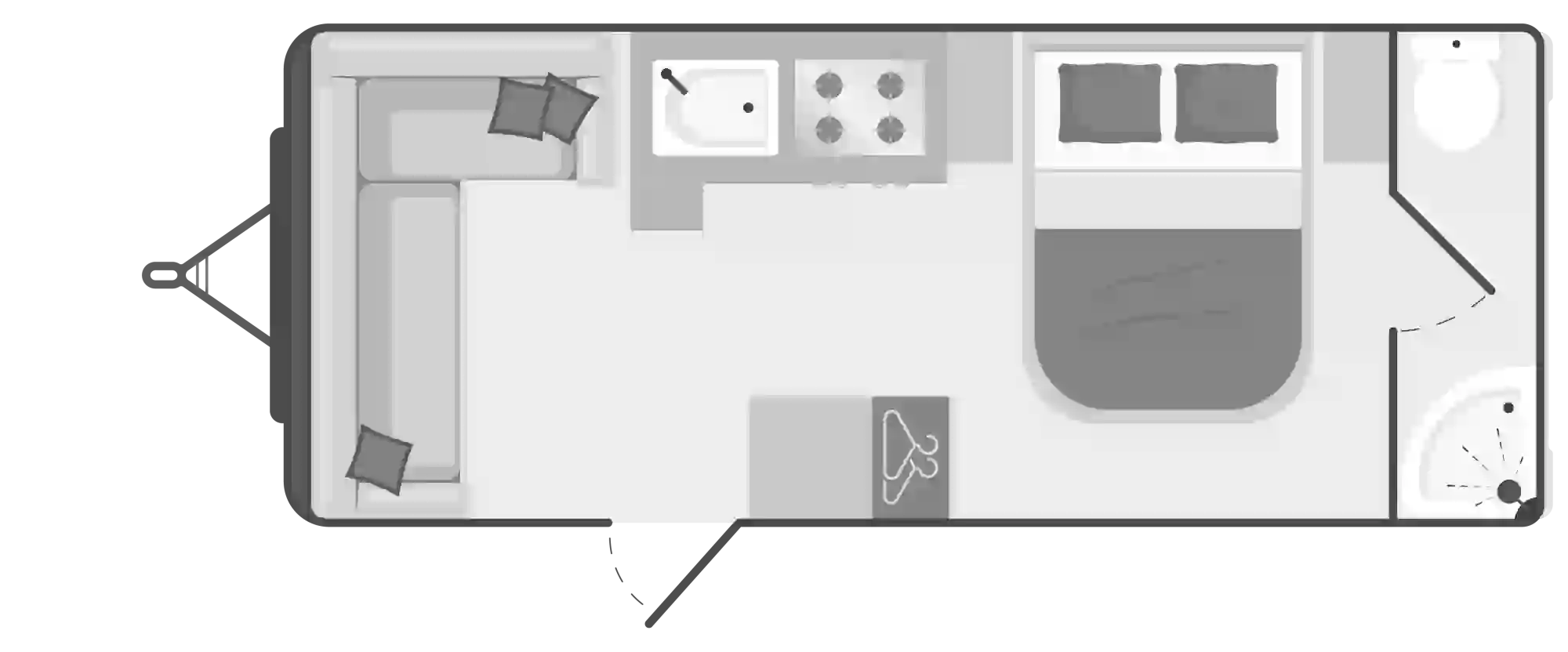 Caravan Floor Plan
