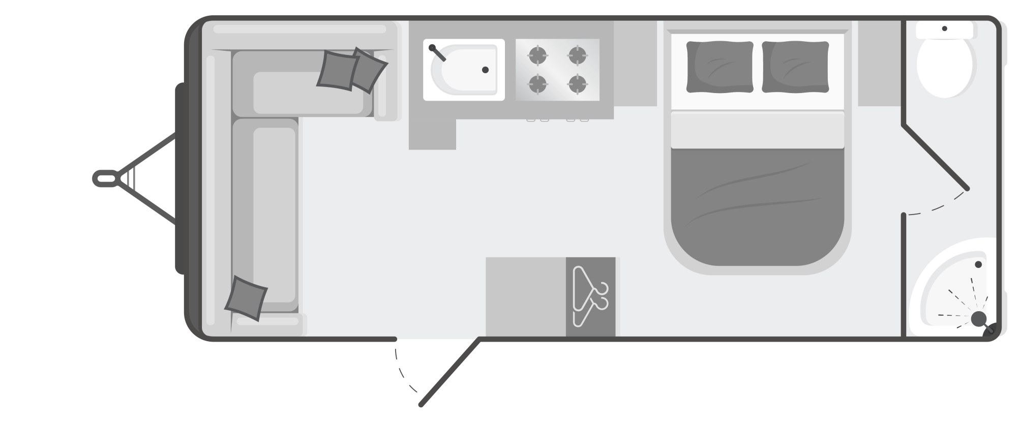 Caravan Floor Plan