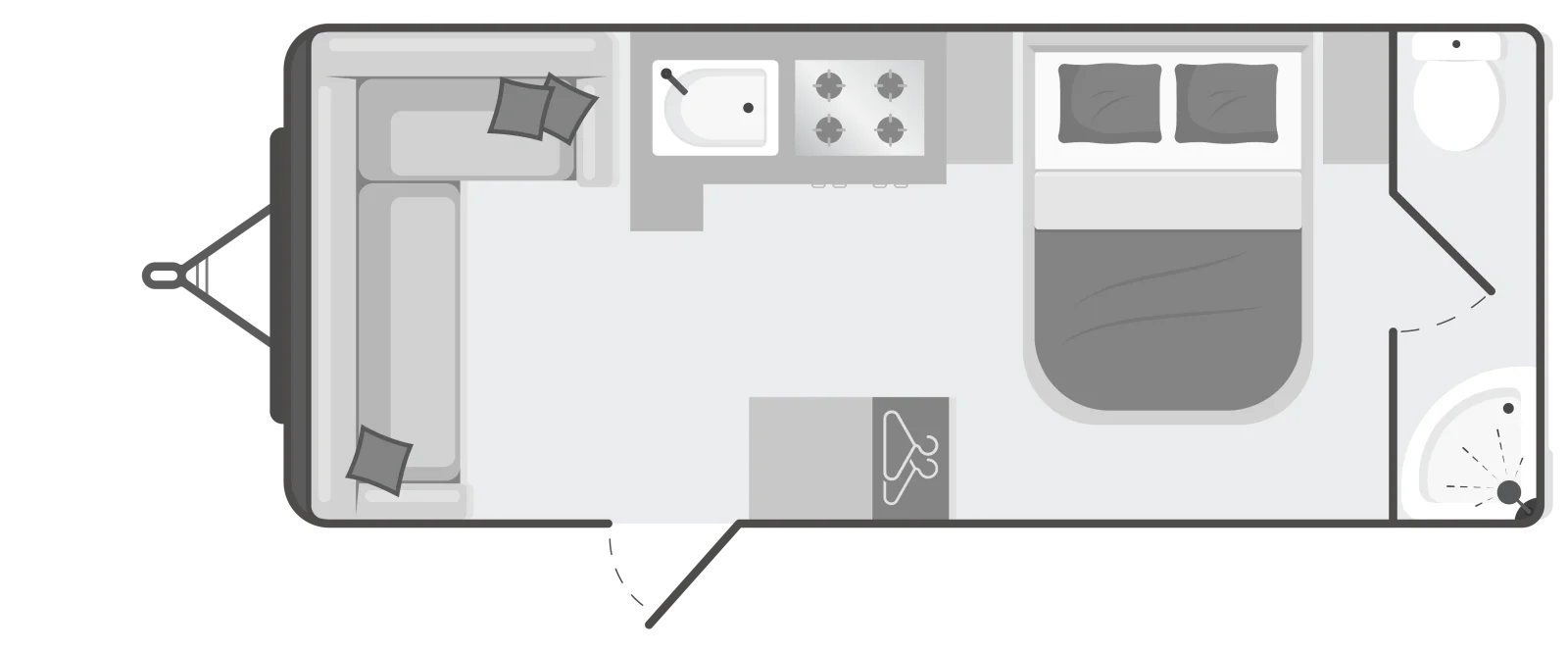 Caravan Floor Plan