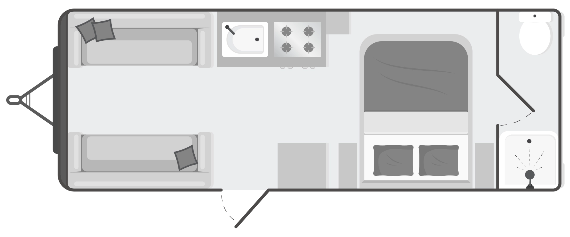 Caravan Floor Plan