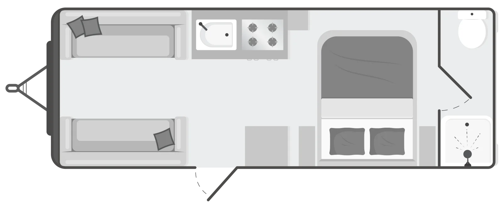 Caravan Floor Plan