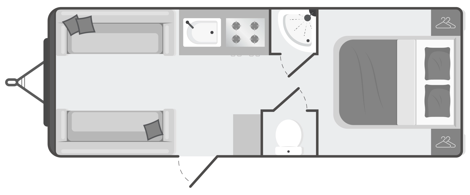Caravan Floor Plan