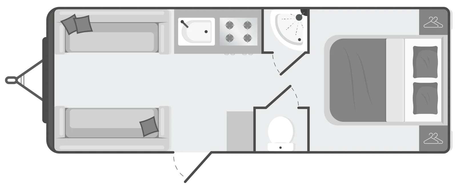 Caravan Floor Plan