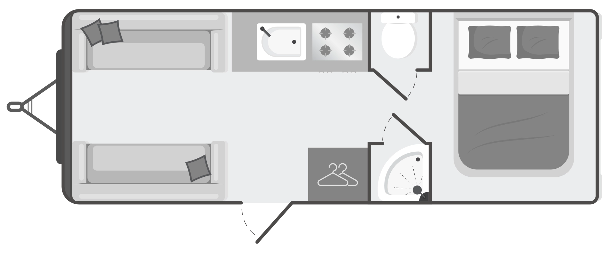 Caravan Floor Plan