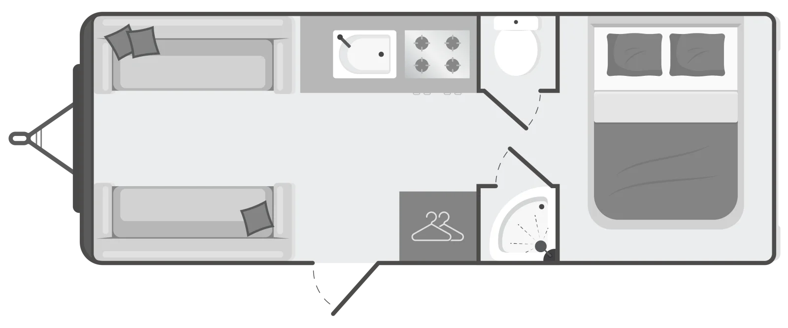 Caravan Floor Plan