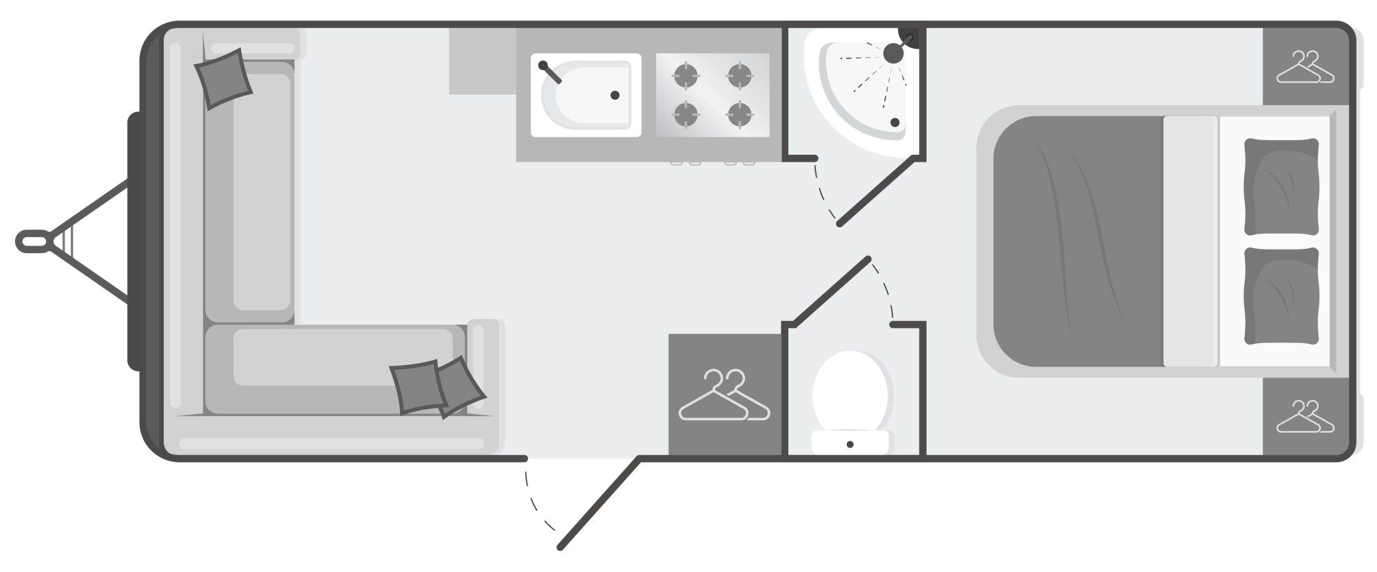 Caravan Floor Plan
