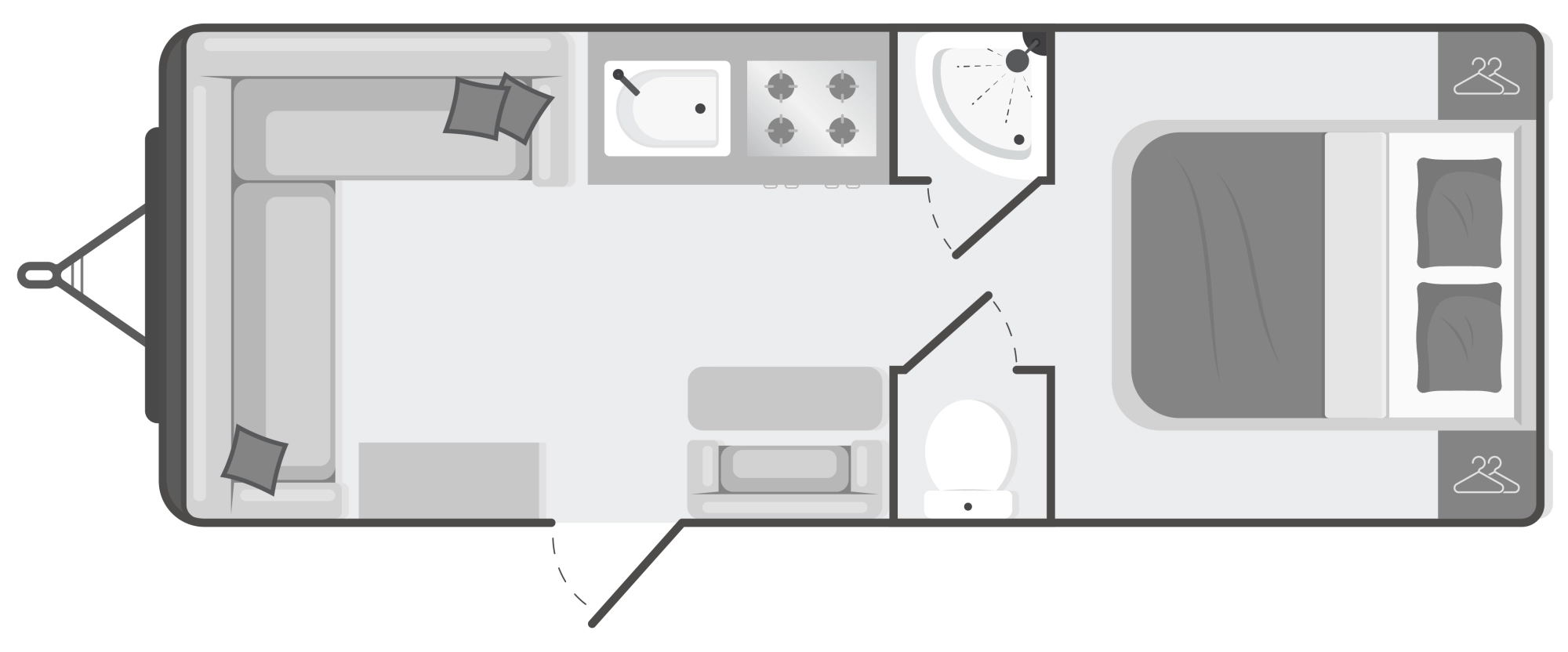 Caravan Floor Plan