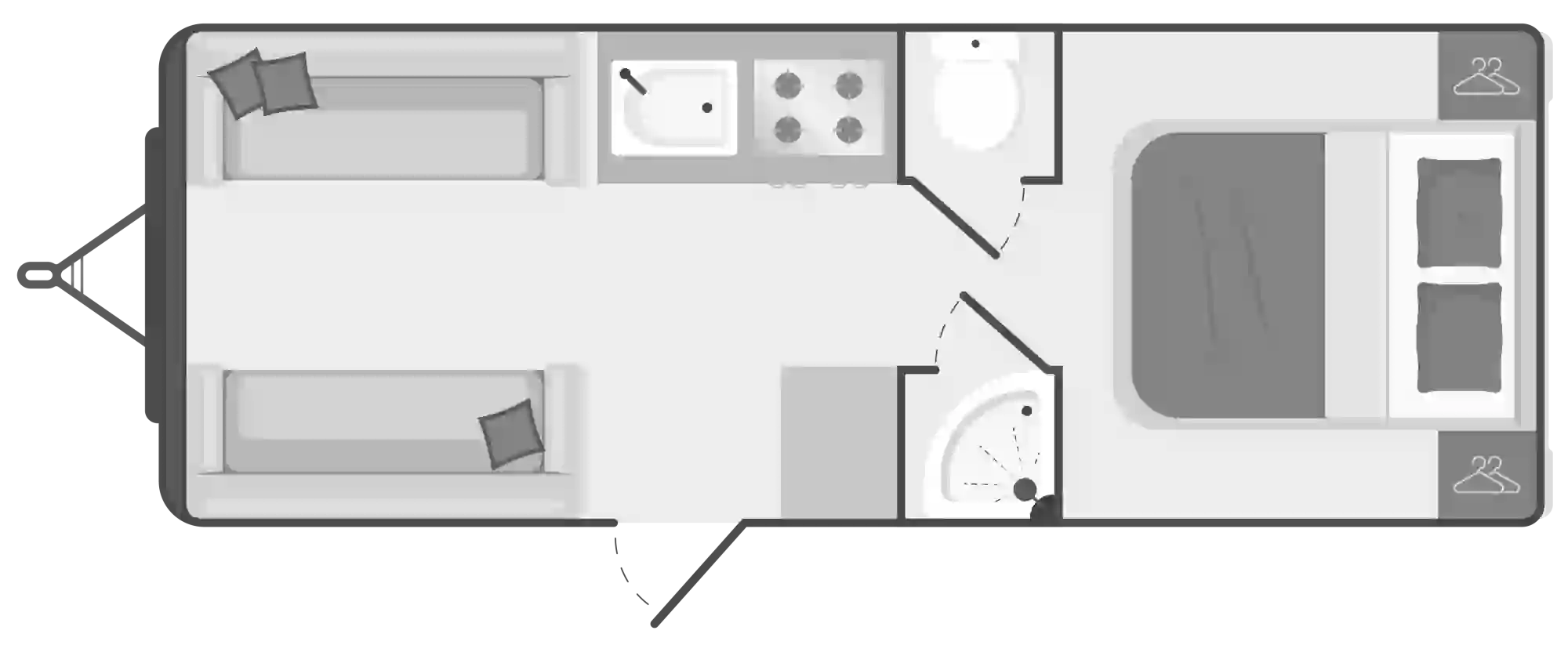 Caravan Floor Plan