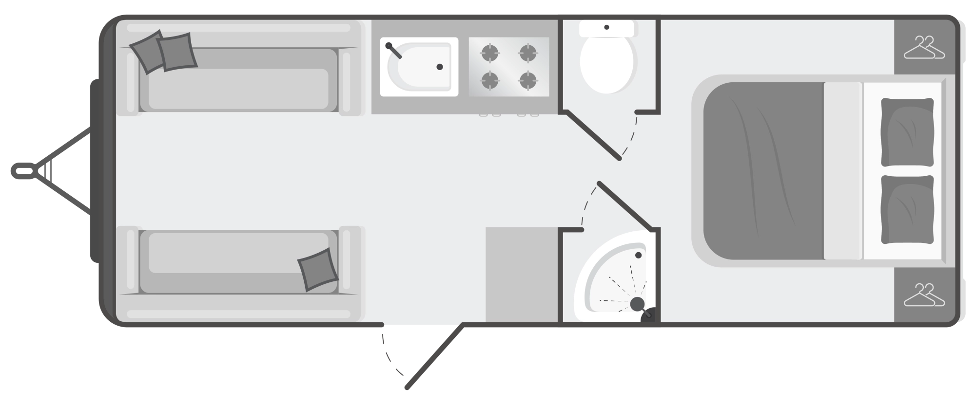 Caravan Floor Plan