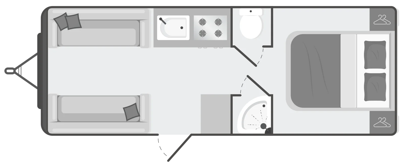 Caravan Floor Plan