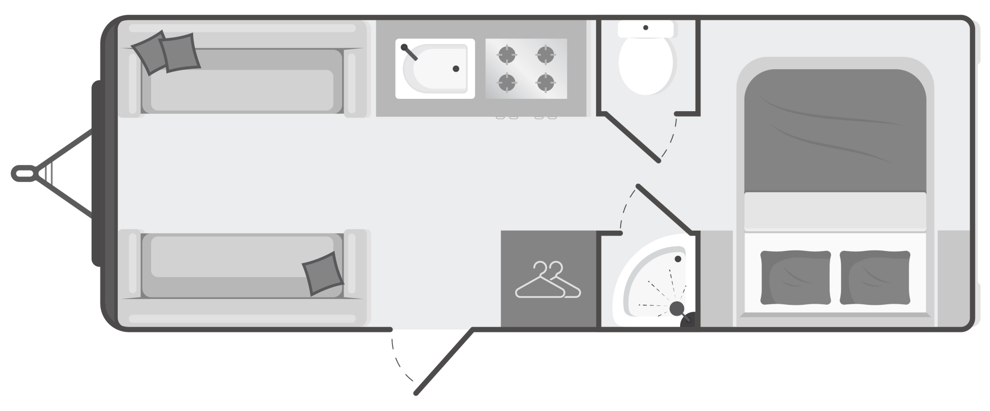 Caravan Floor Plan