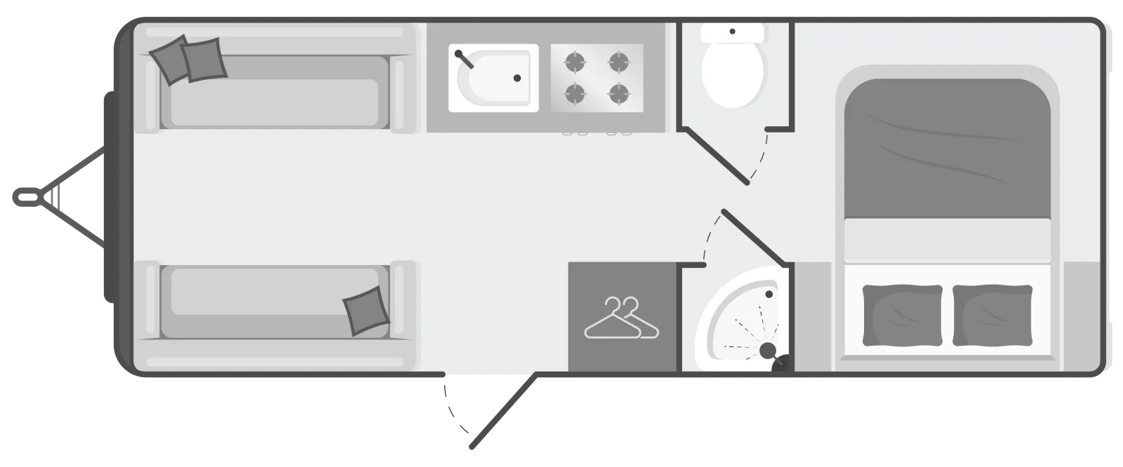 Caravan Floor Plan