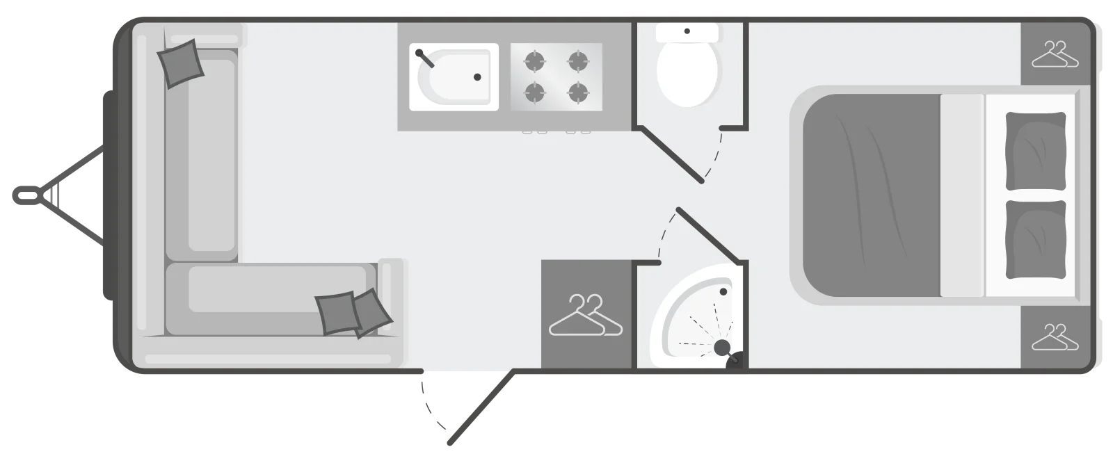 Caravan Floor Plan
