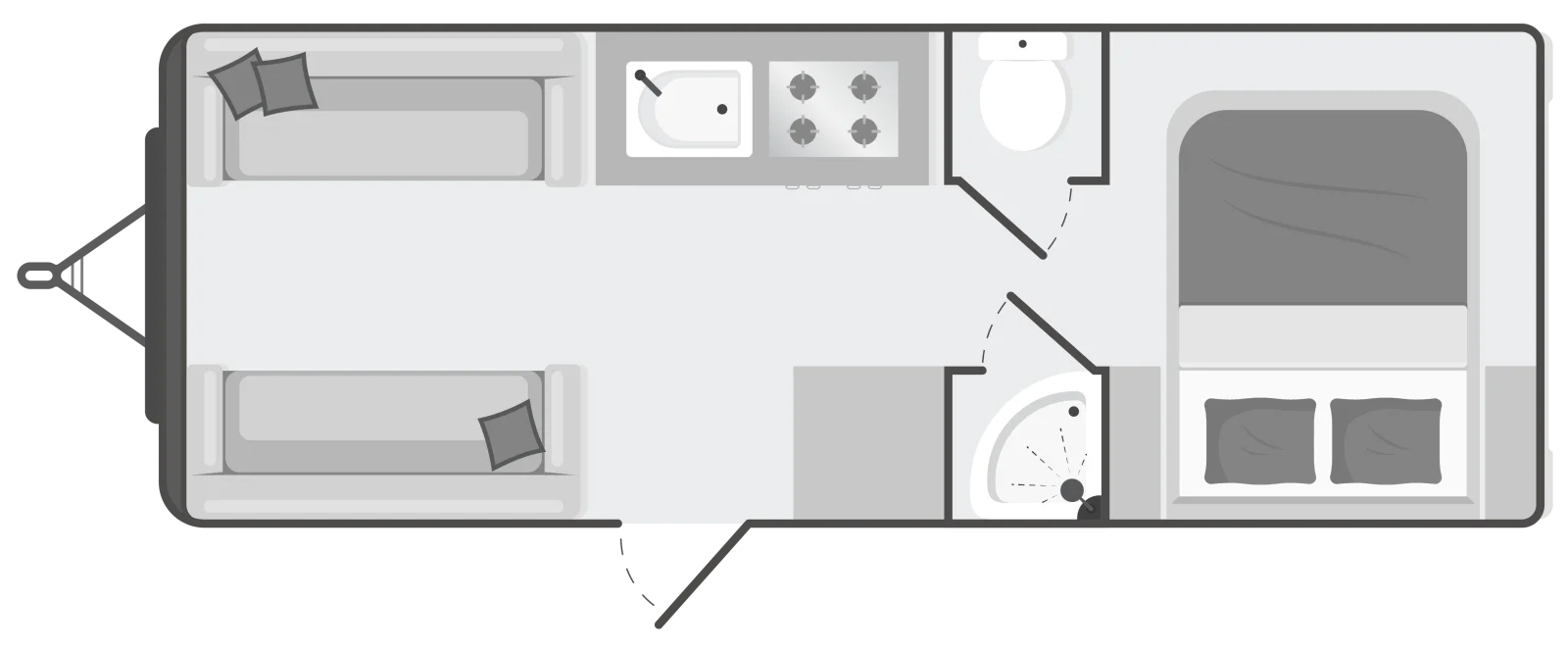 Caravan Floor Plan