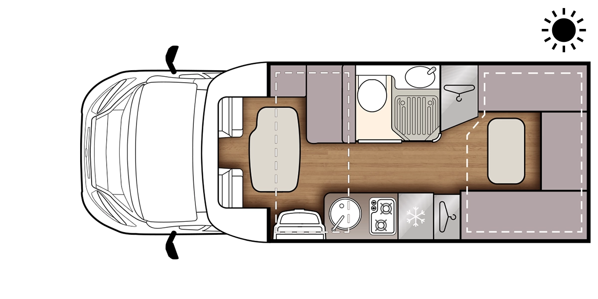 Caravan Floor Plan