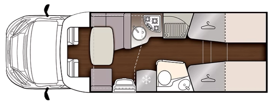 Caravan Floor Plan
