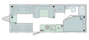 Caravan Floor Plan