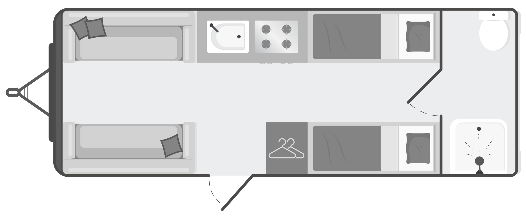 Caravan Floor Plan