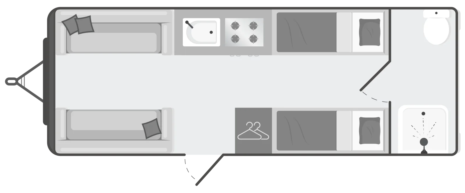 Caravan Floor Plan