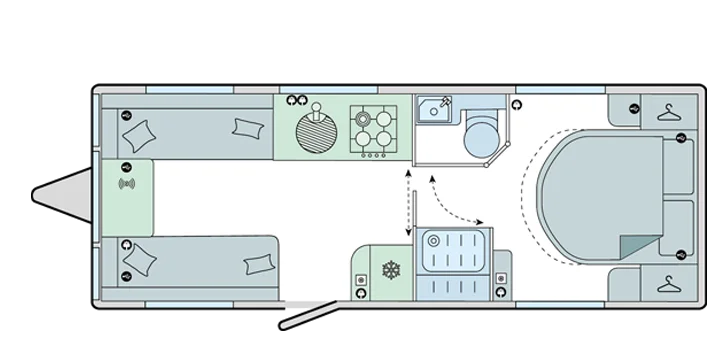 Caravan Floor Plan