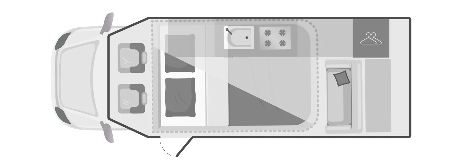 Caravan Floor Plan