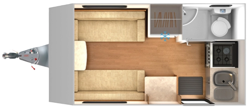 Caravan Floor Plan